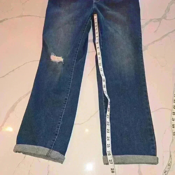 Levi Womens Slim Fit Stretch Overalls Medium Blue Wash Size 13 - Picture 12 of 12